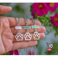 Кулон для троих друзей "Best Friends Forever. Лапа. Цена за набор